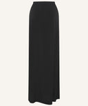 Black Jersey Pencil Maxi Skirt