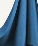 Blue Sapphire Textured Satin Hijab