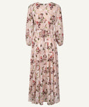 Blush Fil Coupe Floral Full Sleeve Maxi Dress