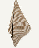 Brown Houndstooth Printed Chiffon Hijab