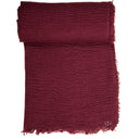 Crinkle Viscose Burgundy