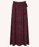 Burgundy A-Line Skirt