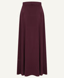 Burgundy A-Line Skirt