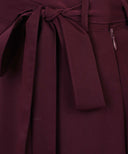 Burgundy A-Line Skirt