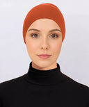 Burnt Orange Tube Bonnet