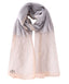 Cloudy Gray Beads Strings Organza Hijab