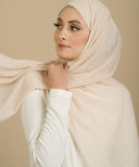 Amethyst chiffon hijab scarf