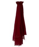  Crinkle Viscose Crimson