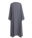 Dark Stone Long Bell Sleeve A-Line Modest Chiffon Cardigan