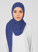 Dark Blue Instant Hijab