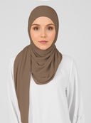 Dark Mink Instant Hijab