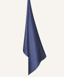 Deep Blue Textured Satin Hijab