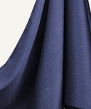 Deep Blue Textured Satin Hijab