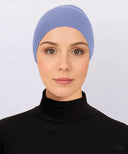 Denim Blue Tube Bonnet