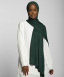 Emerald Green Jersey Hijab Scarf