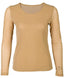 Gold Shimmer Long Sleeve Body Shirt | Tee Shirt