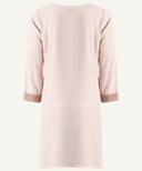Honey Peach Contrast Roll Sleeve Matching Set