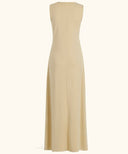 Ivory Sleeveless Maxi Slip Dress