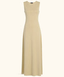 Ivory Sleeveless Maxi Slip Dress