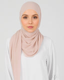 Light Beige Instant Hijab