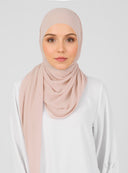 Light Beige Instant Hijab