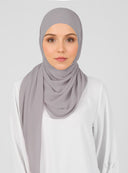 Light Grey Instant Hijab