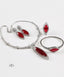 Maroon Stone Jewellery Set