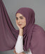 Amethyst chiffon hijab scarf