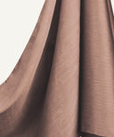 Mocha Muse Textured Satin Hijab