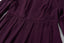 Mulberry Pleated Long Sleeves Modest Maxi Dress