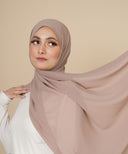 Mushroom Chiffon Hijab