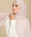 Mute Blush Chiffon Hijab