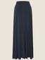 Navy A-Line Jersey Maxi Skirt