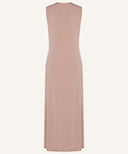 Nude Sleeveless Jersey Cardigan