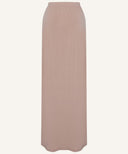 Nude Jersey Pencil Maxi Skirt