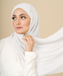 Oat Meal Chiffon Hijab