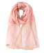 Pastel Pink Beads String Organza Hijab