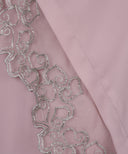 Powder Pink Embellished Side Panel Kaftan