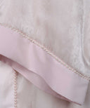 Pink Peach Long Bell Sleeve Cardigan Set