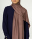 Rich Mocha Jersey Hijab Scarf