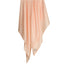 Sheer Peach Satin Hijab