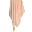 Sheer Peach Satin Hijab