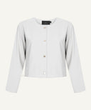 Snow White Button Down Jacket with Slip Dress Matching Set
