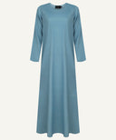 Evara Steel Blue A-line Cardigan