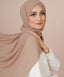 Amethyst chiffon hijab scarf