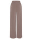 Taupe Jersey Wide Legged Pants