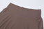 Taupe A-Line Jersey Skirt