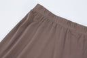 Taupe Jersey Pencil Maxi Skirt