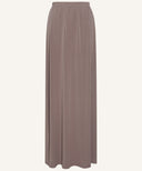 Taupe Jersey Pencil Maxi Skirt