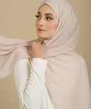 Warm Nude Chiffon Hijab
